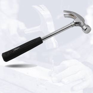 Hillgrove Household Rubber Handle Straight Best Claw Hammer Repair Hand Woodworking Tool Curved Claw Hammer