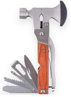 Bluedeal Portable 10in1 Multi Utility Hammer Tool Kit Knif Bottle Opener Hammer Tool Kit Portable 10in1 Multi Utility Hammer Tool Kit Knif Bottle Opener Hammer Tool Kit Speciality Hammer