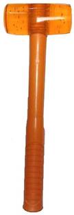 AMMK POWER TOOLS Rubber Mallet Hammer with Round Head comfortable TILE Hammer Mallet (0.4 kg) AMMK-HAMMER1 Mallet