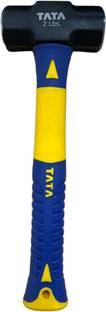 TATA AGRICO HMC020 (2lbs)1kg Sledge Hammer with Fibre Glass Handle Sledge Hammer
