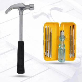 Hillgrove HGCM193M1 High Quality Durable with 5in1 Combination Screwdriver Curved Claw Hammer