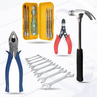 Hillgrove HGCM503M1 Hammer with 5in1 ScrewdriverKit,Wire Cutter, Plier and Open Wrench Set HGCM503M1 Hammer with 5in1 ScrewdriverKit,Wire Cutter, Plier and Open Wrench Set Curved Claw Hammer