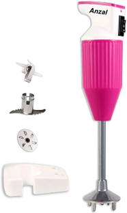 Anzal 1200 Pink, White Hand Blender