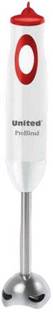 United 300 W White, Red Hand Blender