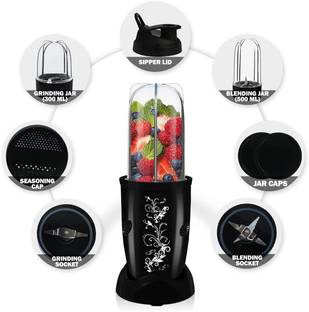 Crystalware black nutri a 400 W Juicer Mixer Grinder