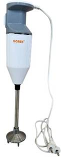 gorek technologies 250 W Powerful Motor Hand Blender | with Rust Free Steel Arm GT-HB-250 Pro Hand Blender