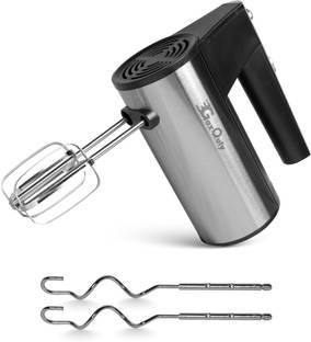 GaxQuly 500 W Black & Silver Electric Whisk