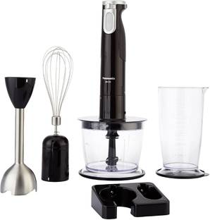 Panasonic 600 W Black Chopper, Electric Whisk, Hand Blender