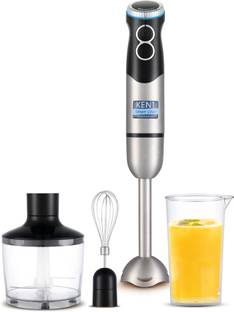 KENT 450 W Silver, Black Chopper, Hand Blender