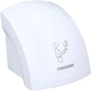 Singhal White Automatic Hand-Dryer Machine for Bathroom/Office/Hotel/Commercial Use Hand Dryer Machine