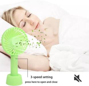 DIGSMORDEN Hand fan Mini Fan with USB Charging Portable Small handal Table Fan 40 mm Exhaust Fan