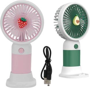 Da Novira Mini Portable Hand Fan with Mobile Stand_High Wind Flow_Light Weight Pocket Fan Mini Portable Handheld Fan With Mobile Stand_USB Charging_Rechargeable fan_03 Rechargeable Fan