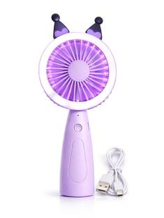 Jamboree Solid Purple Hand Fan