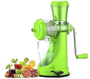 Zubix Plastic Plastic Multi Purpose Mini Fruit Vegetable Manual Vacuum Locking System Juicer Hand Juicer