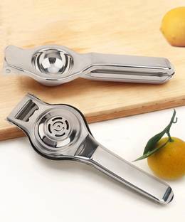 Kreyam's Steel Lemon Squeezer with Bottle Opener lemon extractor Hand Juicer