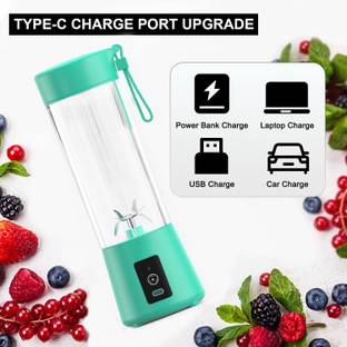 Udghosh Creation Plastic Portable Electric USB Juice Maker Juicer Bottle Hand Juicer Hand Juicer 220 W Juicer
