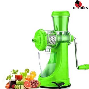 DENDUES Plastic Plastic for Fruits and Vegetables with Steel Hand Juicer Hand Juicer