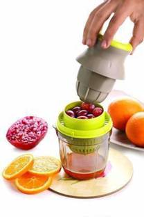 Breyers Plastic Plastic Nano 2 in 1 Manual Juicer for Fruits Hand Juicer Hand Juicer