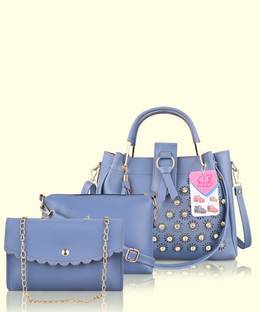 LIKE STYLE Women Blue Messenger Bag