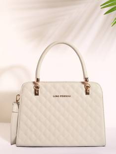 LINO PERROS Women White Shoulder Bag