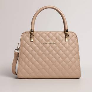 LINO PERROS Women Beige Shoulder Bag