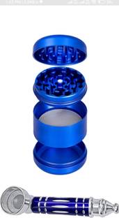 RJC solid blue crusher with metal pipe Hand Muller Grinder