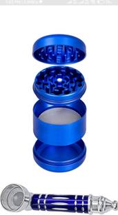 RJC solid blue crusher with metal pipe Hand Muller Grinder