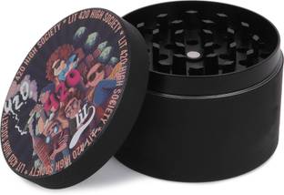 LIT 63mm, Classic Metallic Herb crusher, Grinder Medium with filter Hand Muller Grinder