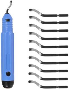 HASTHIP Multipurpose Deburring Tool Set NB1100 Burr Handle with Blades Deburring Scraper Metal Hand Plane