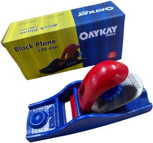 Oaykay Block plane 5 inch Carpenter Plane Steel Hand Plane (13.5 cm) Metal, Fully hardened steel Hand Plane