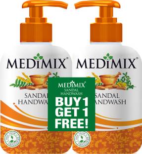 MEDIMIX Sandal Handwash - Buy 1 Get 1 Free Hand Wash Pump Dispenser