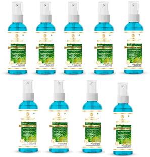 khadi ORGANIQUE Hand sanitizer Liquid Spray kills 99.99% germs with triple action formula Sanitizer Spray Bottle