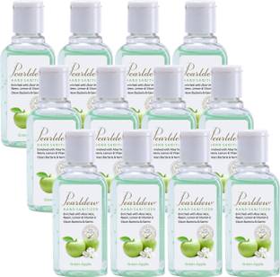 Pearldew (Green Apple) | Aloe & Neem | Paraben Free 60 ml Hand Sanitizer Bottle