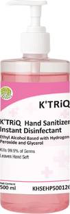 K'TRiQ Sanitizer Spray 500 ml | Liquid Sanitizer |  500 ml | Small Size Hand Sanitizer Bottle
