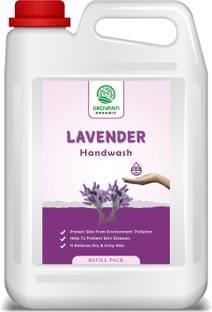 GROVANTI ORGANIC Liquid Handwash Refill - Lavender, Germ Protection, Skin Soft and Moisturizing Hand Wash Can