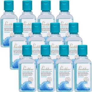 Pearldew (Sea Breeze) 60 ml | Aloe & Neem | Paraben Free Hand Sanitizer Bottle