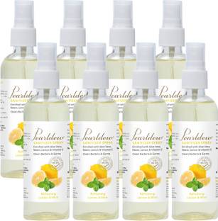 Pearldew Sanitizer Spray (Lemon & Mint) | Aloe & Neem | Paraben Free 120 ml Hand Sanitizer Bottle