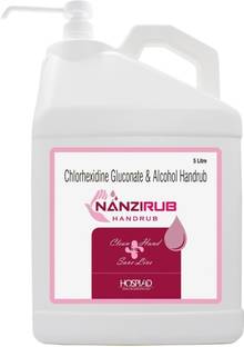 Nanzirub Advance Liquid  | Fungi & Viruses with Emollient & Moisturizer Hand Rub Pump Dispenser