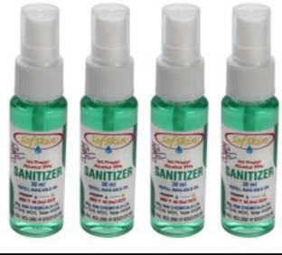 Sofskin  Spray, 30 ml (Pack of 4) Sanitizer Spray Bottle