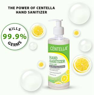 CENTELLA Instant 70% Isopropyl Alcohol Based handrub|Antibacterial Alcohol Base sanitizer Hand Rub Refill + Dispenser