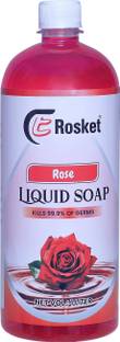 EROSKET Antibacterial Handwash with Rose Extract | Deep Clean | Floral Freshness Hand Wash Bottle