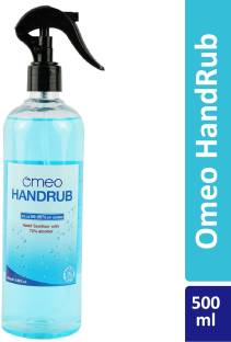 Omeo Instant  70% Isopropyl Alcohol Based Liquid Hand Rub Hand Rub Pump Dispenser