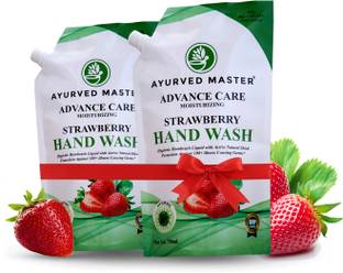 AYURVED MASTER Liquid Skincare Strawberry Pouch Hand Wash Pouch