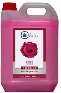 EATAS Rose Hand wash Liquid - Refill | Moisturizing & Soft Hand Hand Wash Can (5 L) Hand Wash Can