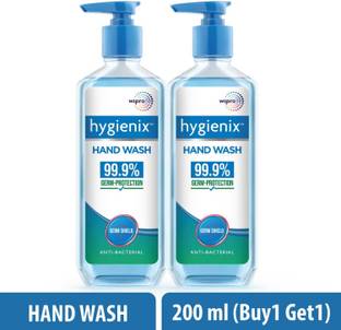 Hygienix by Wipro Anti-Bacterial Germ Shield With 99.9% Germ Protection Hand Wash Pump Dispenser