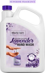 Black Care Anti-Bacterial Handwash Liquid | Lavender | Kills 99% Germs | Soft & Clear Hand Wash Can