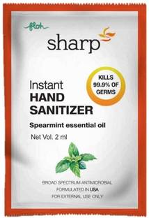 Floh  Sachet 2 ml each (Pack of 1000 Sachet)| Spearmint oil Extract | Hand Sanitizer Pouch