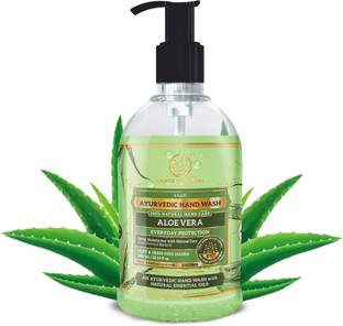 KHADI NATURAL Everyday Protection AloeVera Hand Wash Bottle + Dispenser