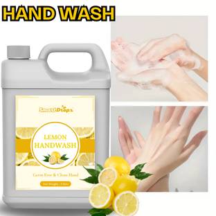 smartdrops Hand wash with Lemon & Alovera for prevent the spread of illnesses Hand Wash Can