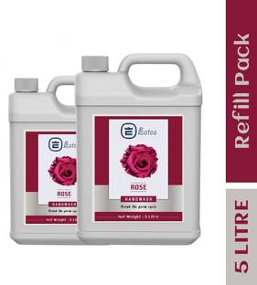 EATAS Rose Handwash Liquid Soap ,Kill 99.9% Germ Protection ,Refill Pack - 10 L Hand Wash Can